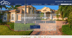 Desktop Screenshot of lansbrook-real-estate.com